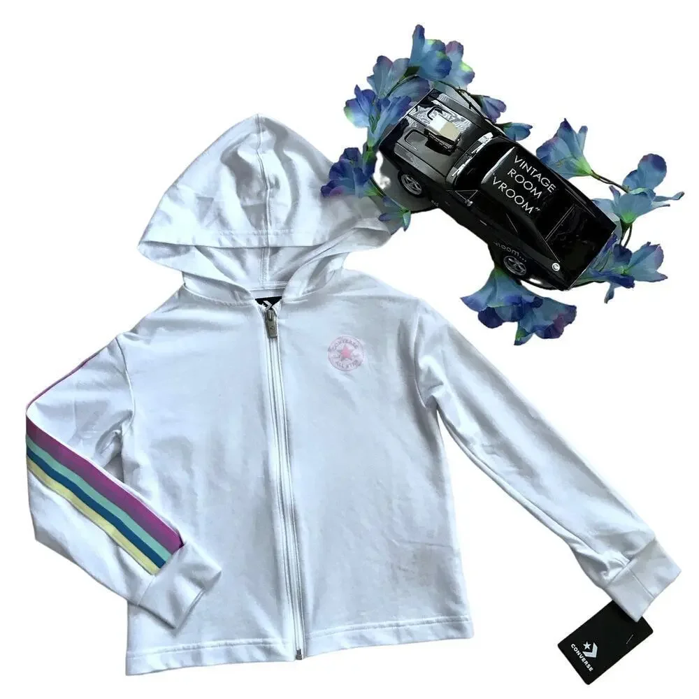 Converse NWT Full Zip Hoodie Top Girls Various